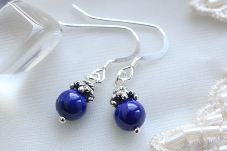 - Lapis Lazli SV ピアス -