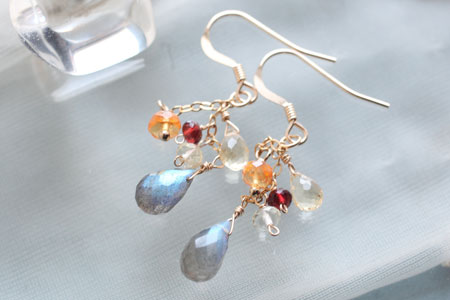 - Labradorite Twinkleピアス -