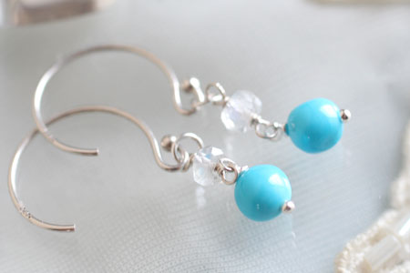- Turquoise svピアス -