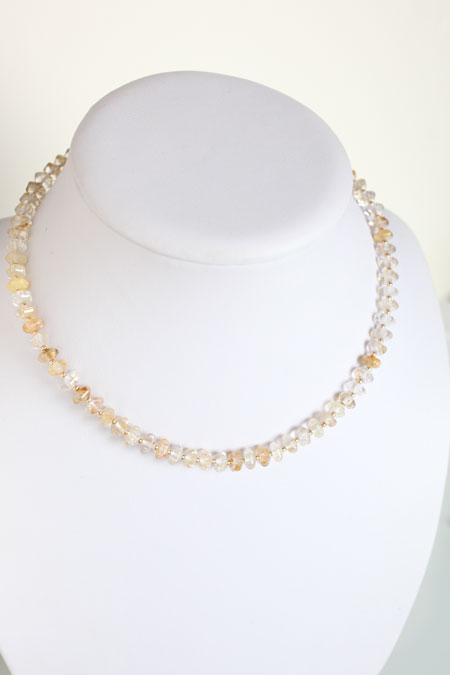 - Gold Rutile k14g チョーカー -