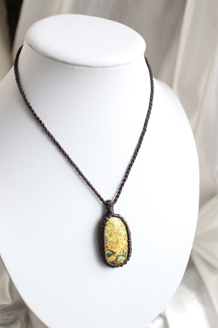 Psychic Stone Pendant * Ocean Jasper 01 *